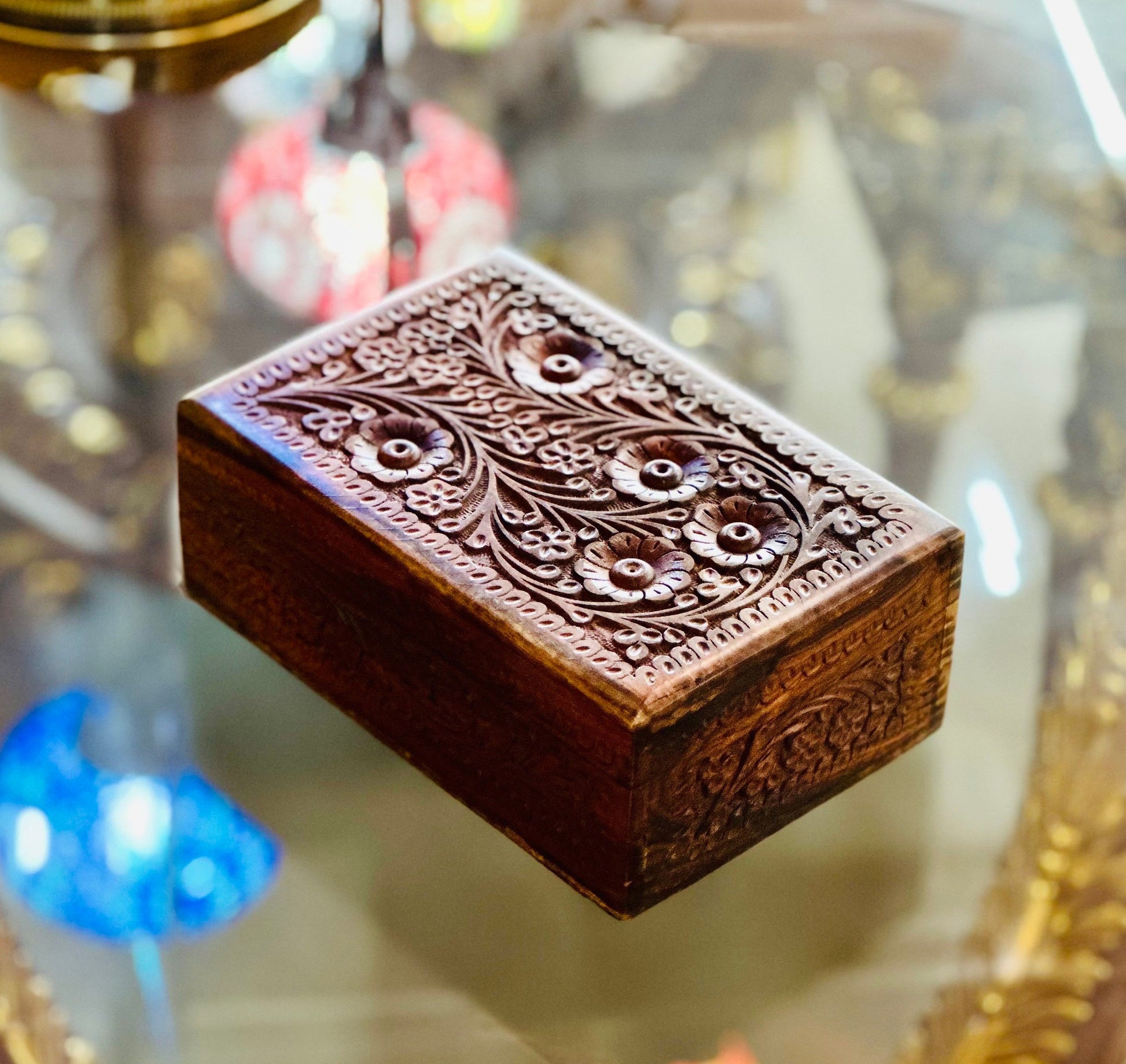 Handmade Secret Lock Jewelry Box