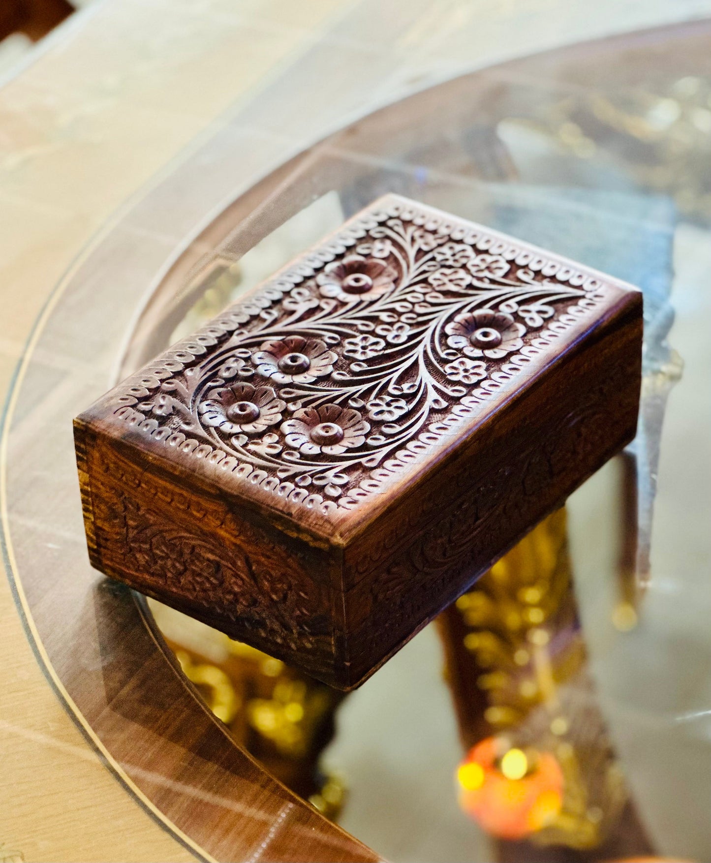 Handmade Secret Lock Jewelry Box