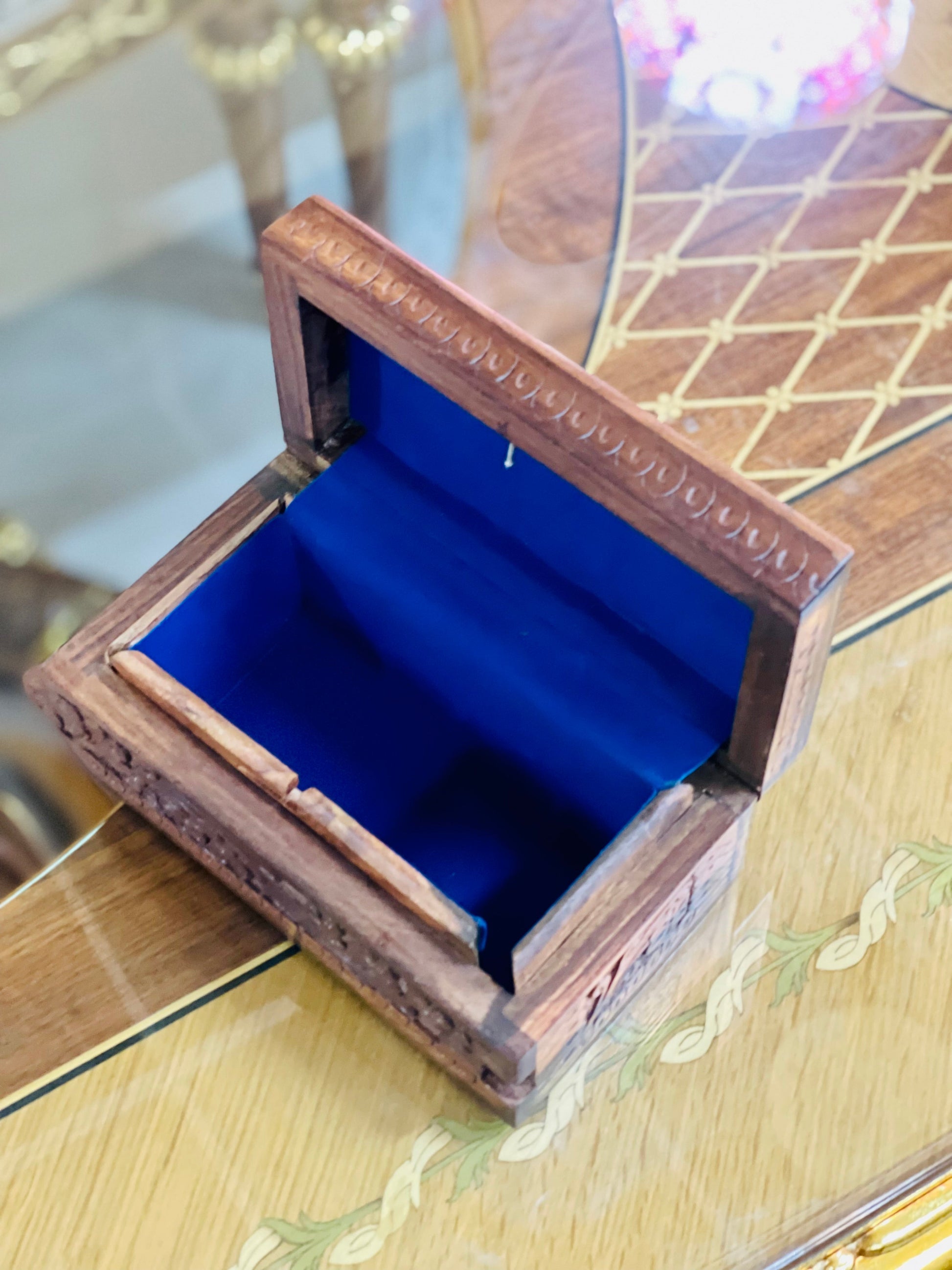 Handmade Secret Lock Jewelry Box