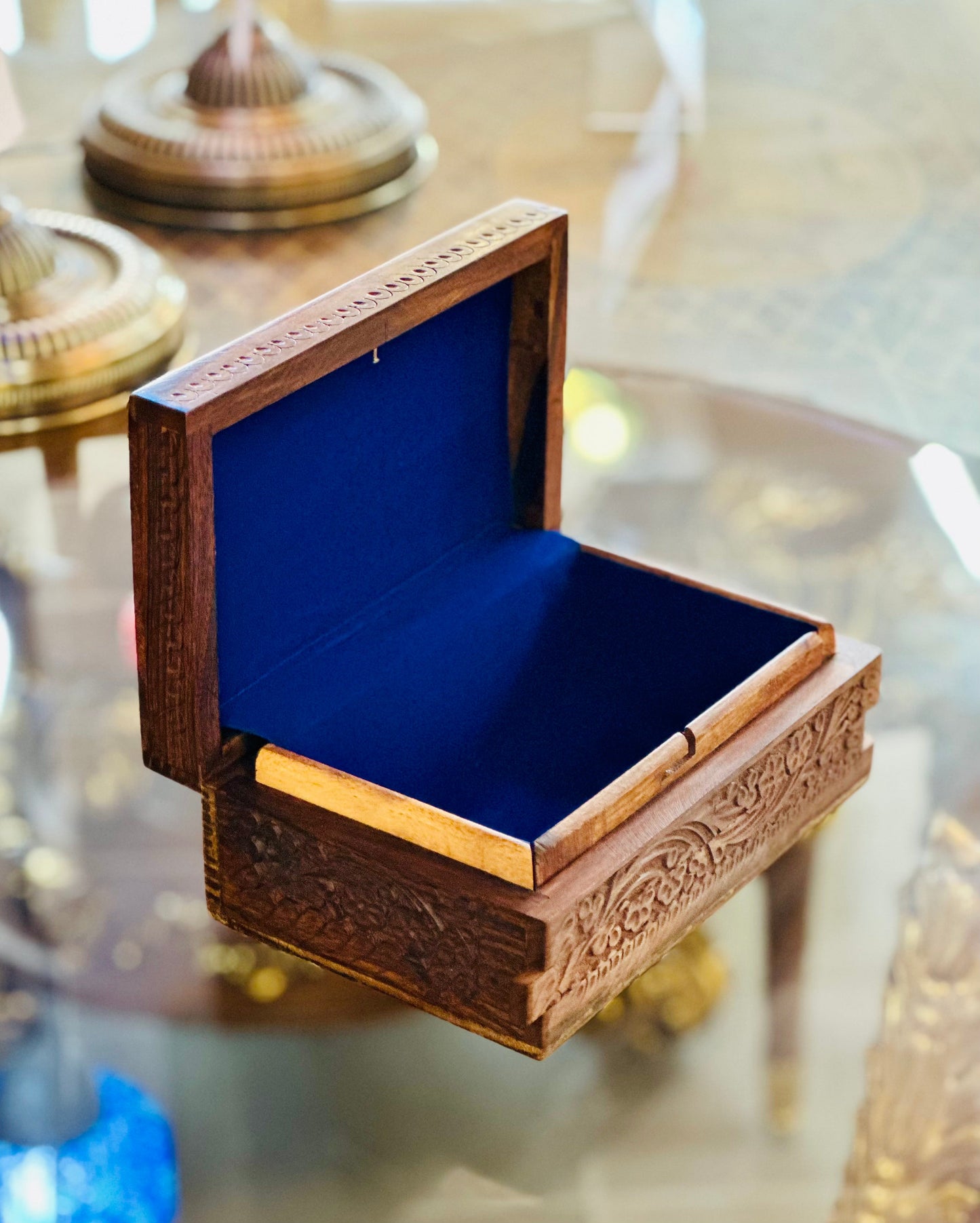 Handmade Secret Lock Jewelry Box