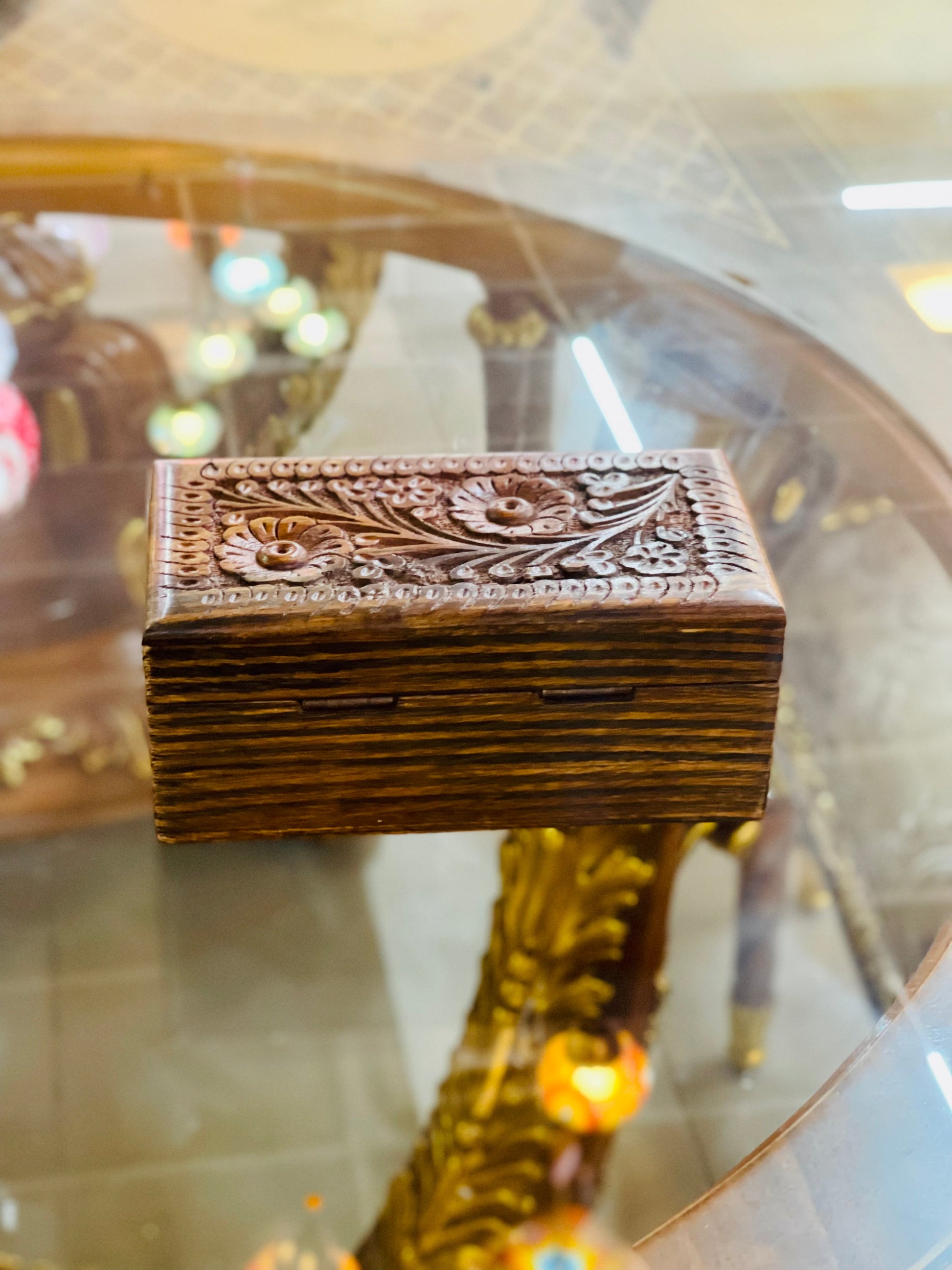 Handmade Secret Lock Jewelry Box