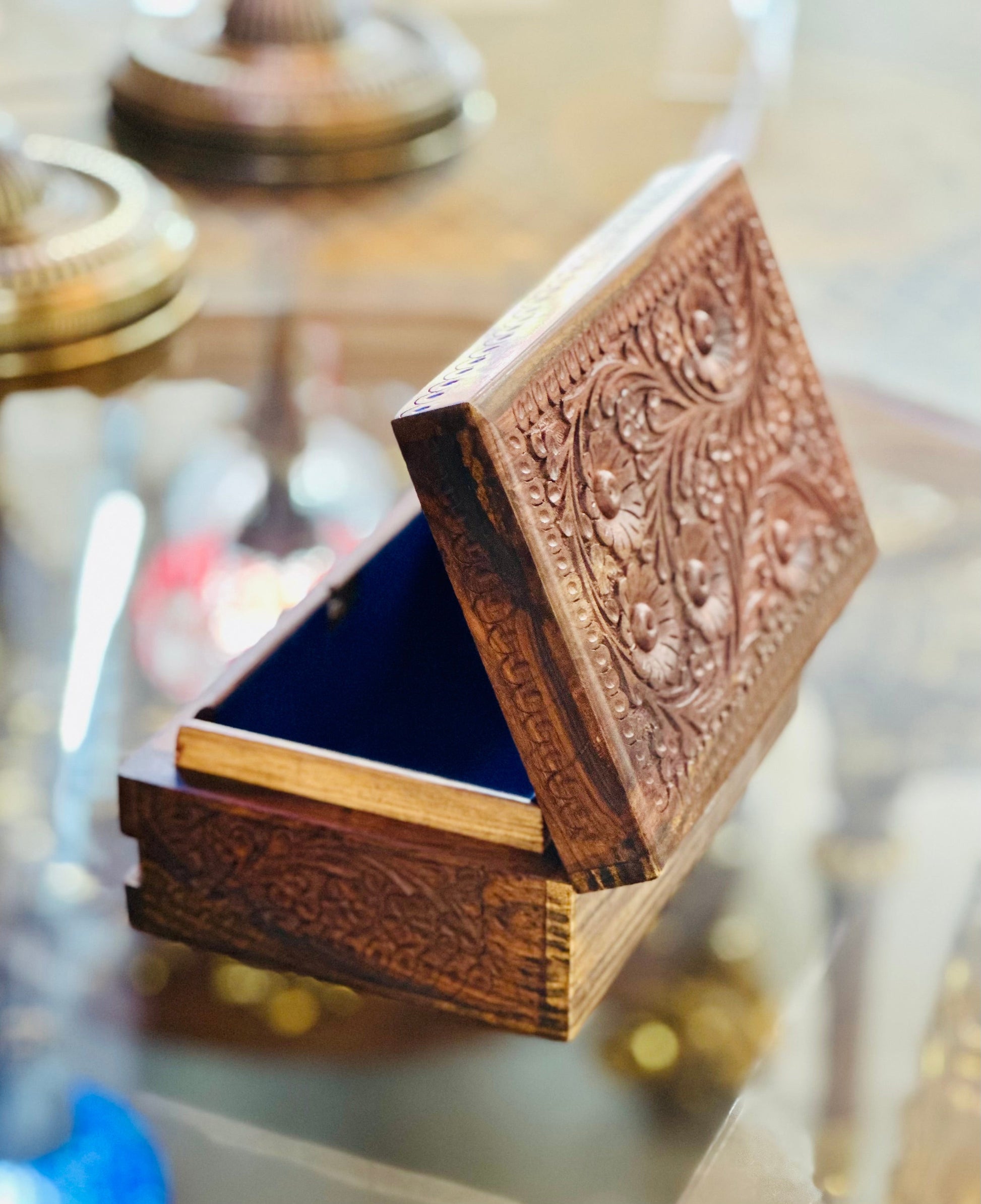 Handmade Secret Lock Jewelry Box