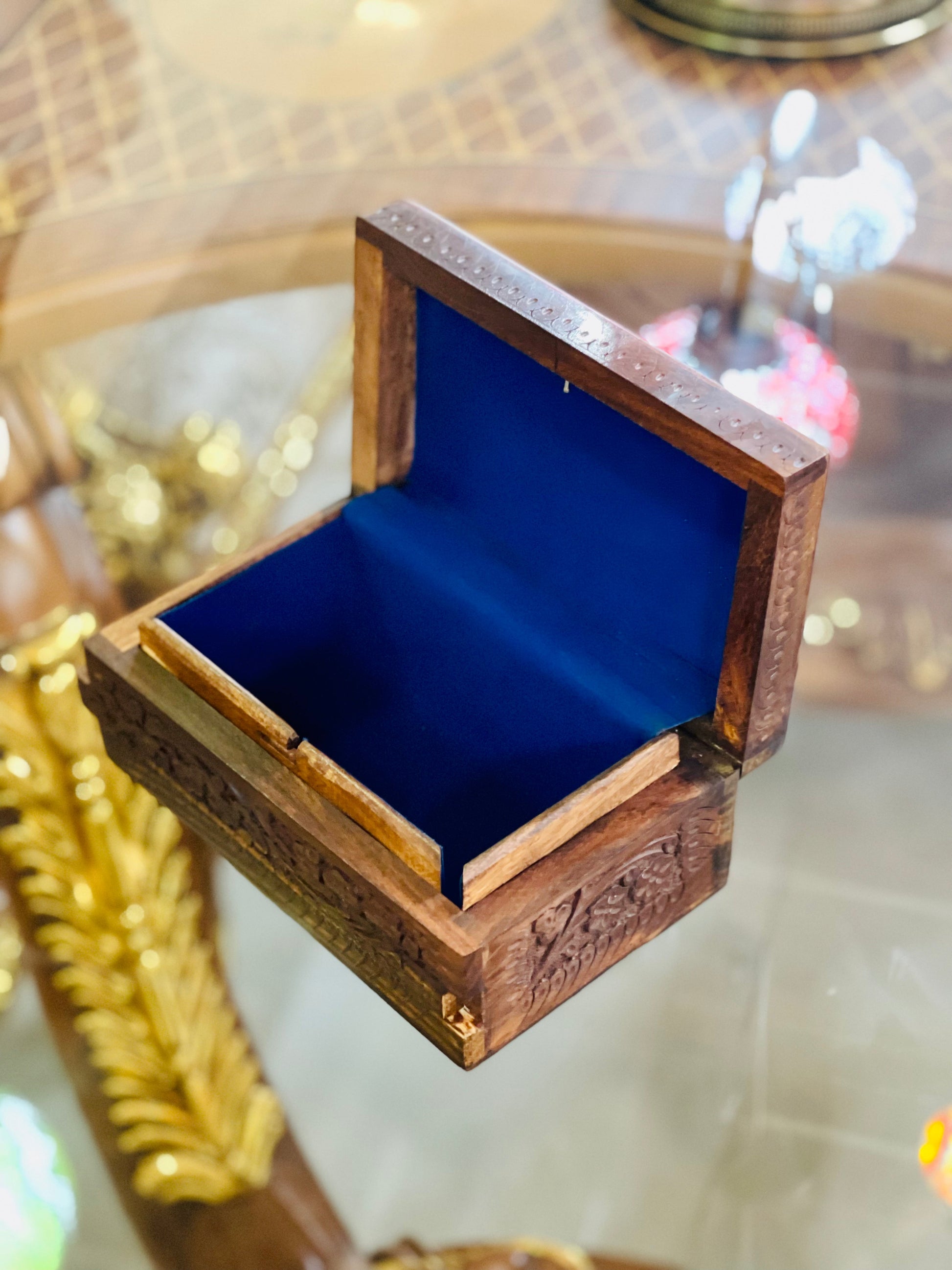 Handmade Secret Lock Jewelry Box